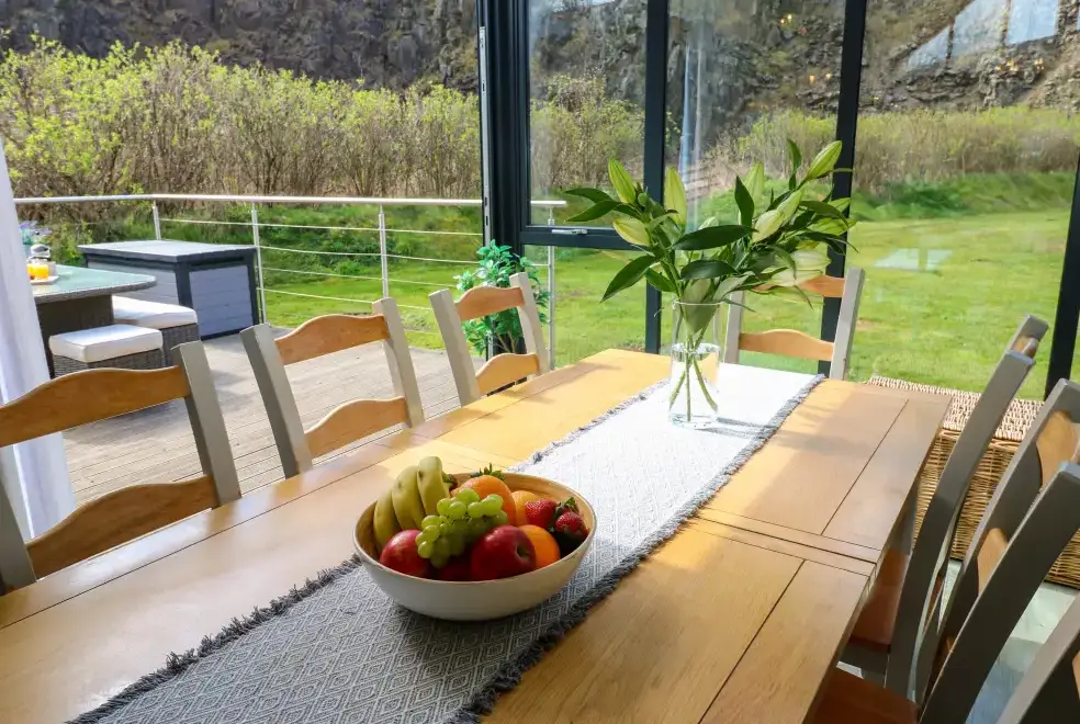 Dining room at Restharrow Lodge