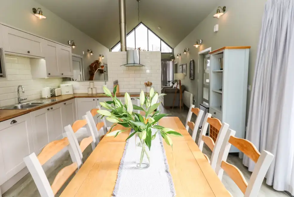 Kitchen/diner at Restharrow Lodge
