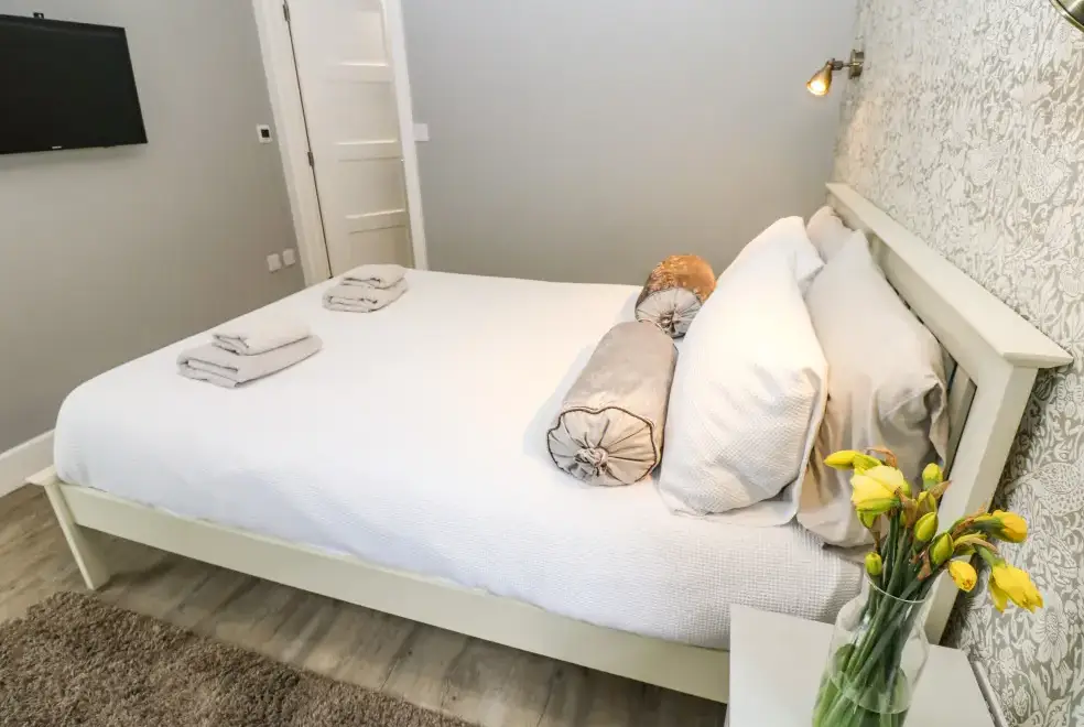 Bedroom at Restharrow Lodge