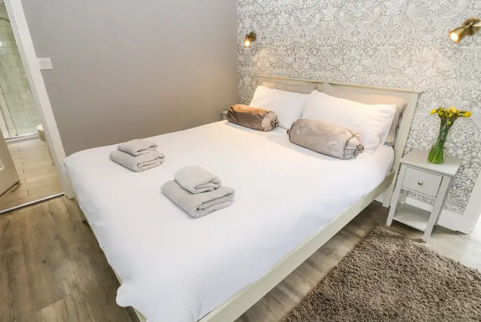 Bedroom at Restharrow Lodge