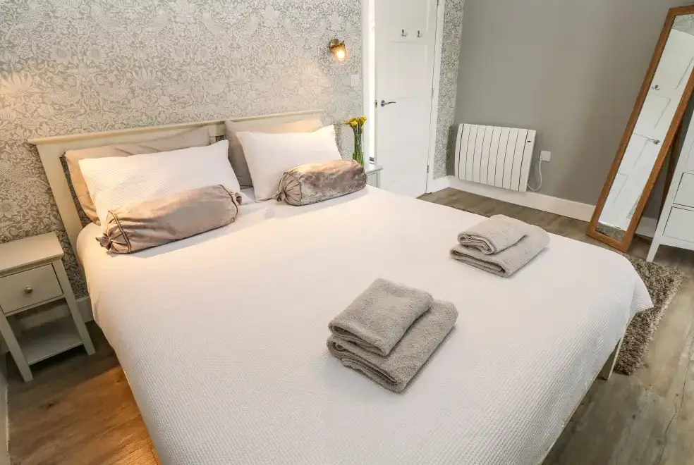 Bedroom at Restharrow Lodge