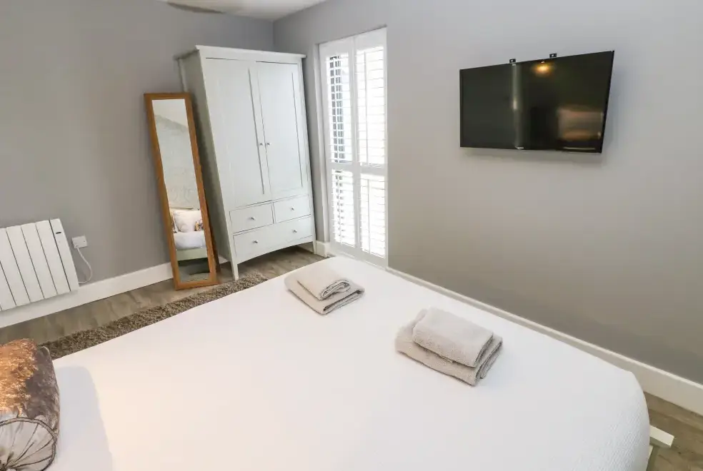 Bedroom at Restharrow Lodge