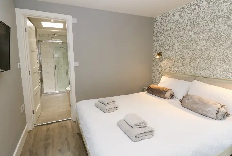 Bedroom at Restharrow Lodge