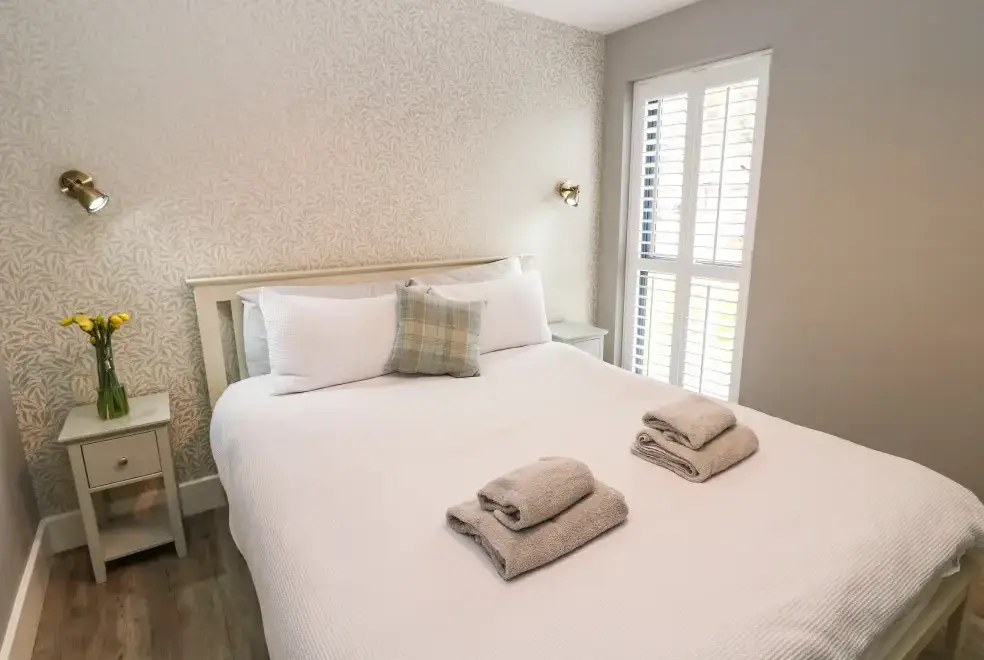 Bedroom at Restharrow Lodge