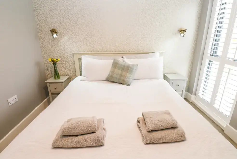 Bedroom at Restharrow Lodge