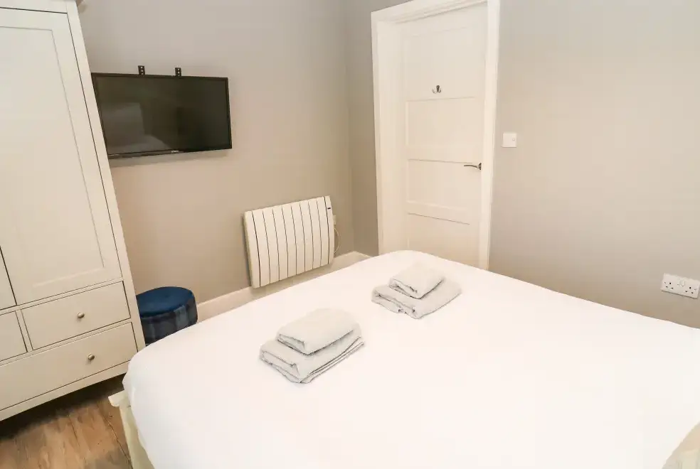 Bedroom at Restharrow Lodge