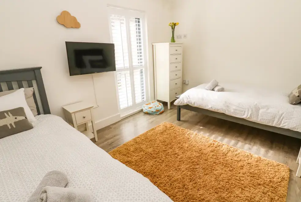 Bedroom at Restharrow Lodge