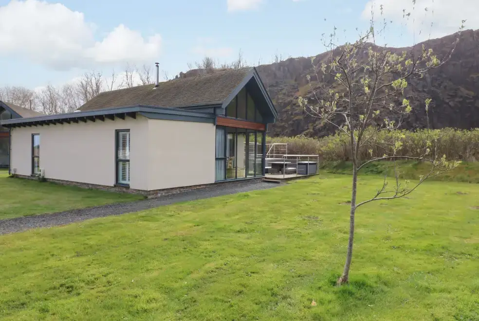 Restharrow Lodge, from the outside