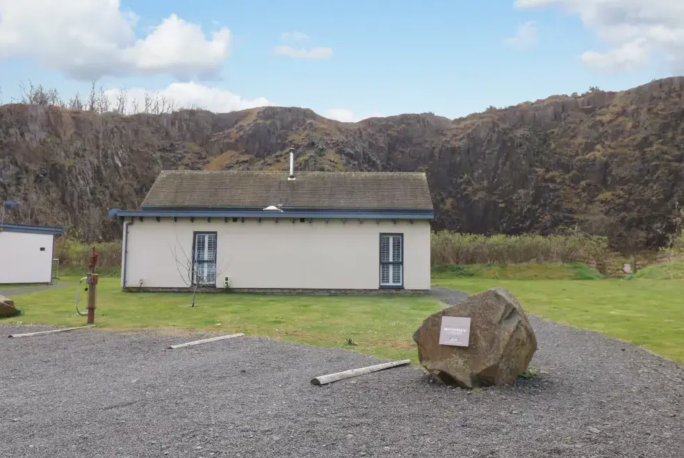 Restharrow Lodge, from the outside