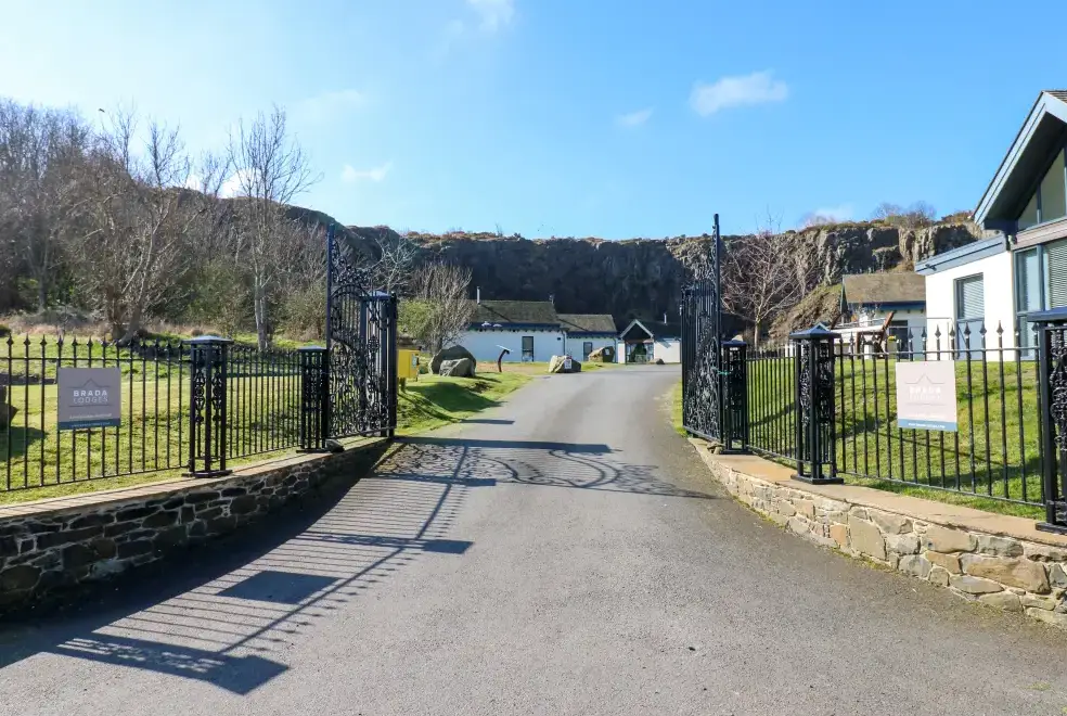Restharrow Lodge, from the outside