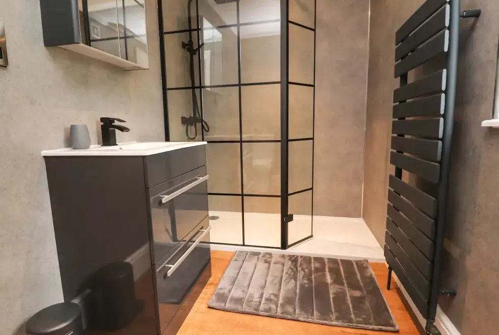 Shower room at Retreat By The Bowers