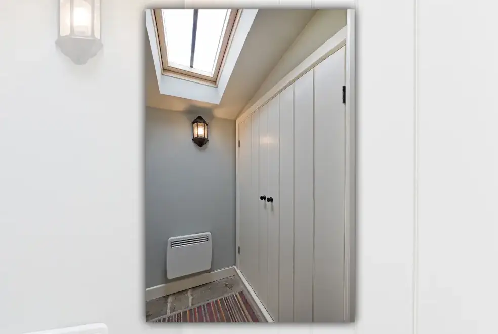 Boot room at Reynard Ing Cottage