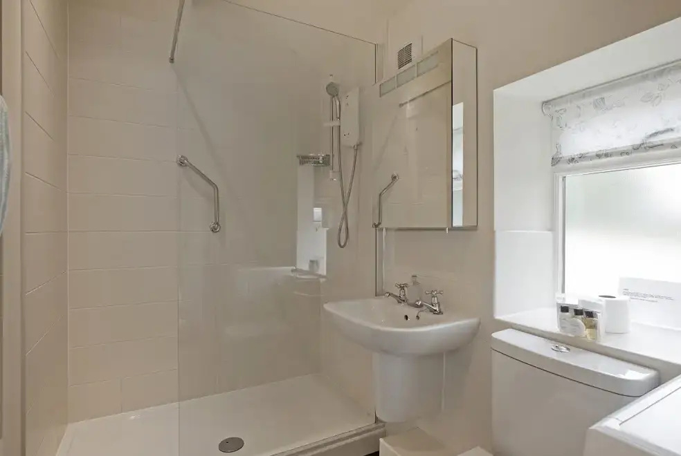 Shower room at Reynard Ing Cottage