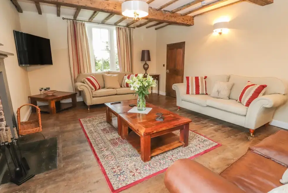 Lounge at Rhandregynwen Hall