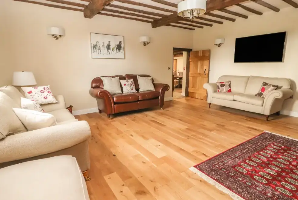 Lounge at Rhandregynwen Hall