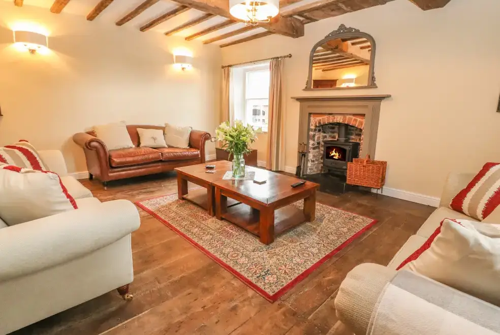 Lounge at Rhandregynwen Hall