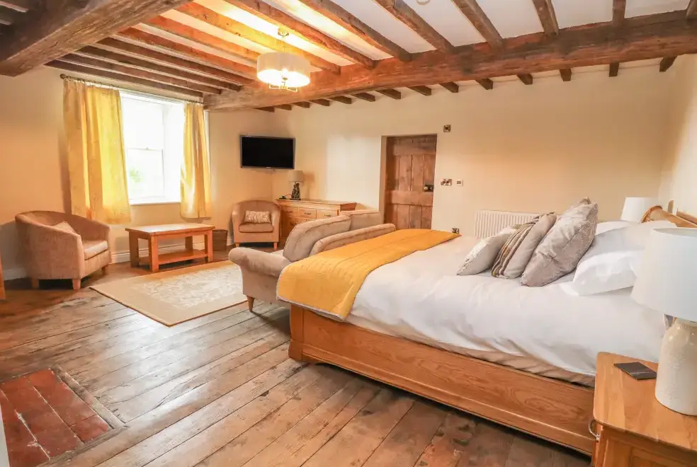 Bedroom at Rhandregynwen Hall