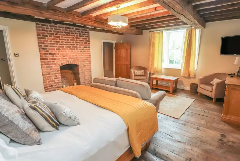 Bedroom at Rhandregynwen Hall