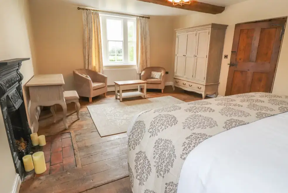 Bedroom at Rhandregynwen Hall