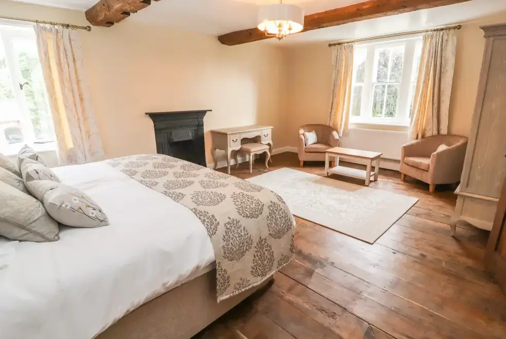 Bedroom at Rhandregynwen Hall