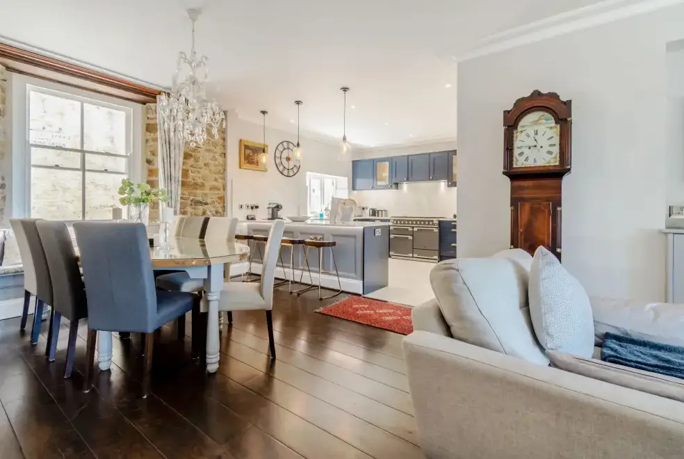 Kitchen/diner at Rhodewood Lodge