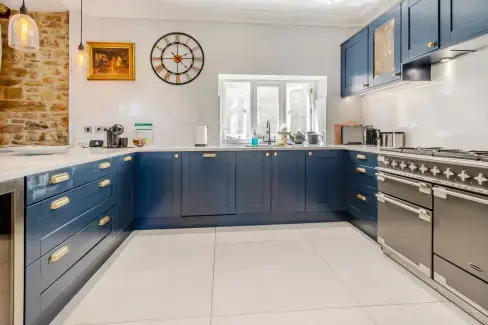 Luxury kitchen at Rhodewood Lodge, Pembrokeshire
