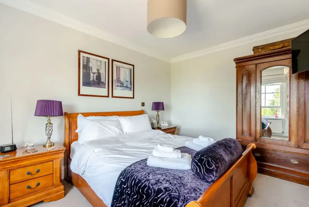 Bedroom at Rhodewood Lodge