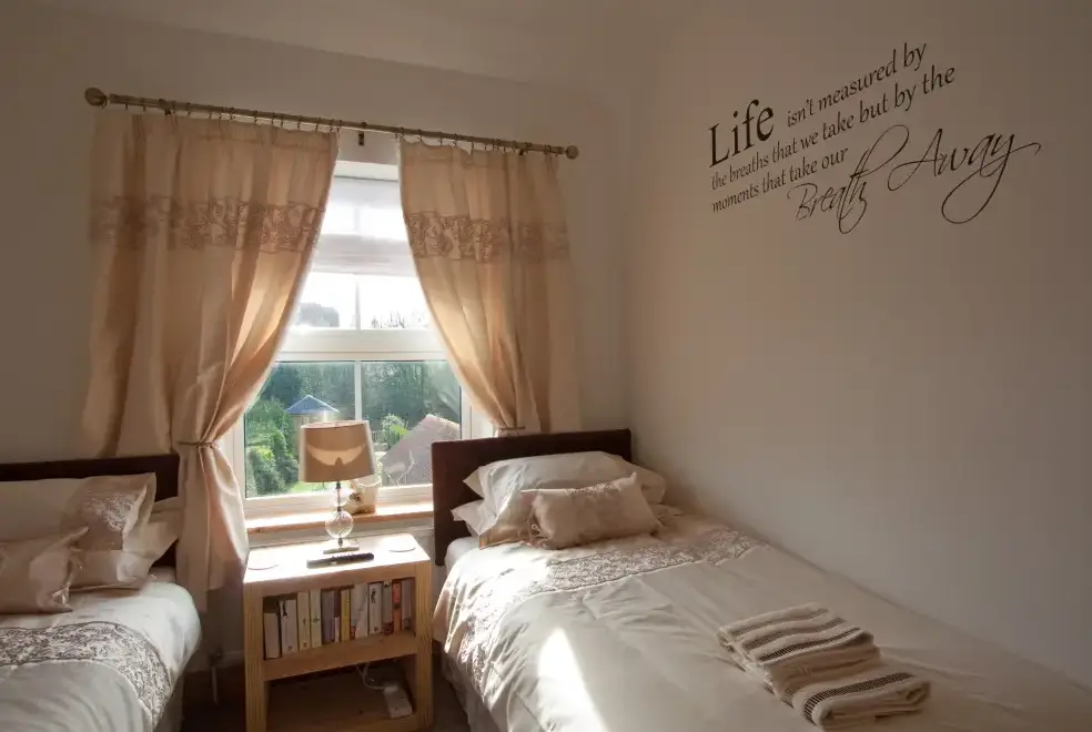 Bedroom at River Bank Cottage