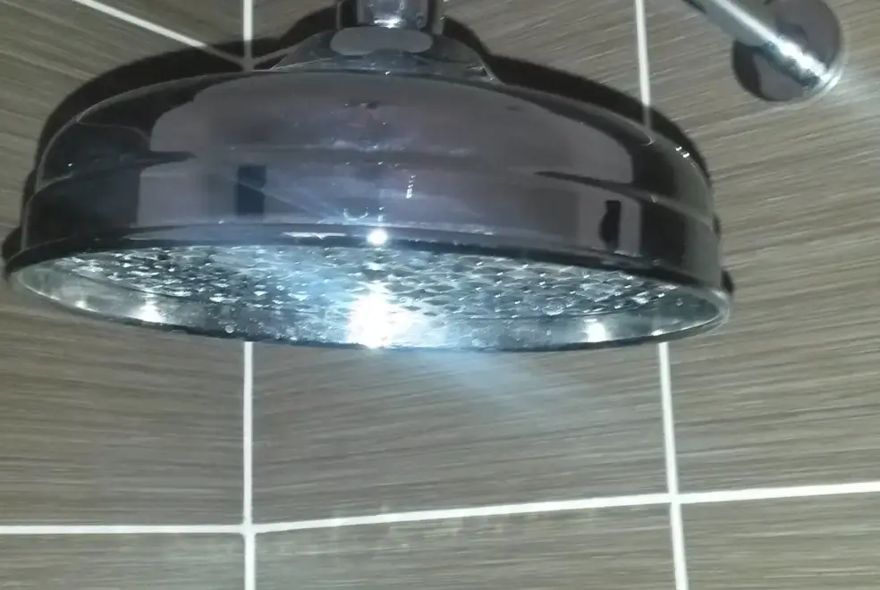 Shower room at River Bank Cottage