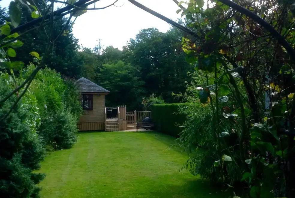 Garden at River Bank Cottage
