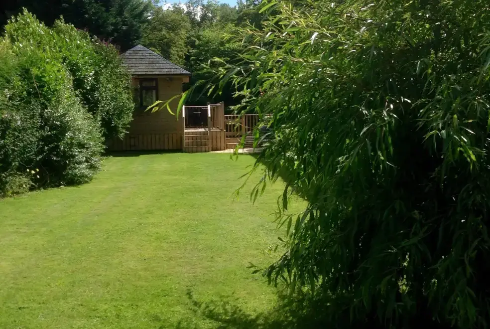 Garden at River Bank Cottage