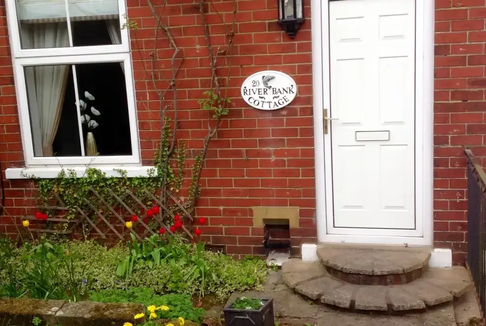 Garden at River Bank Cottage