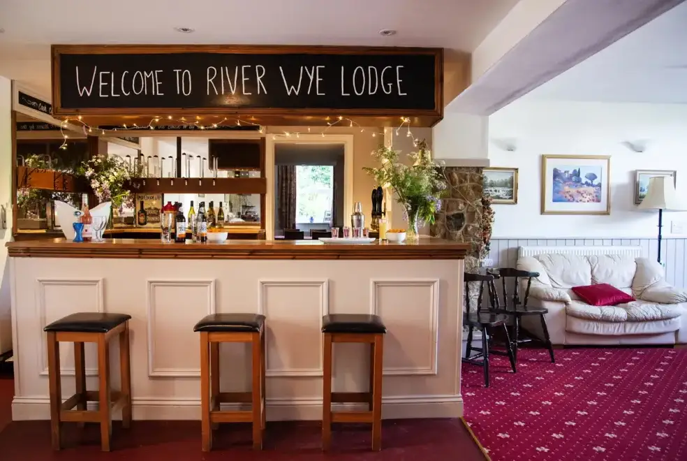 Lounge at River Wye Lodge
