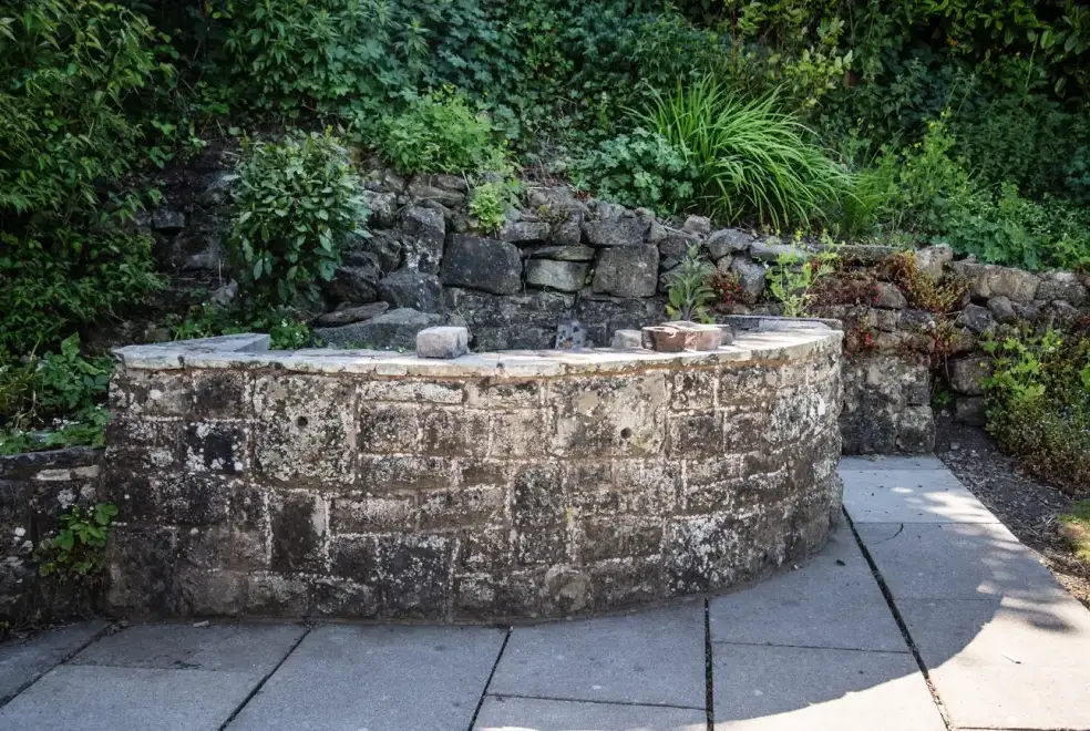 Firepit at River Wye Lodge