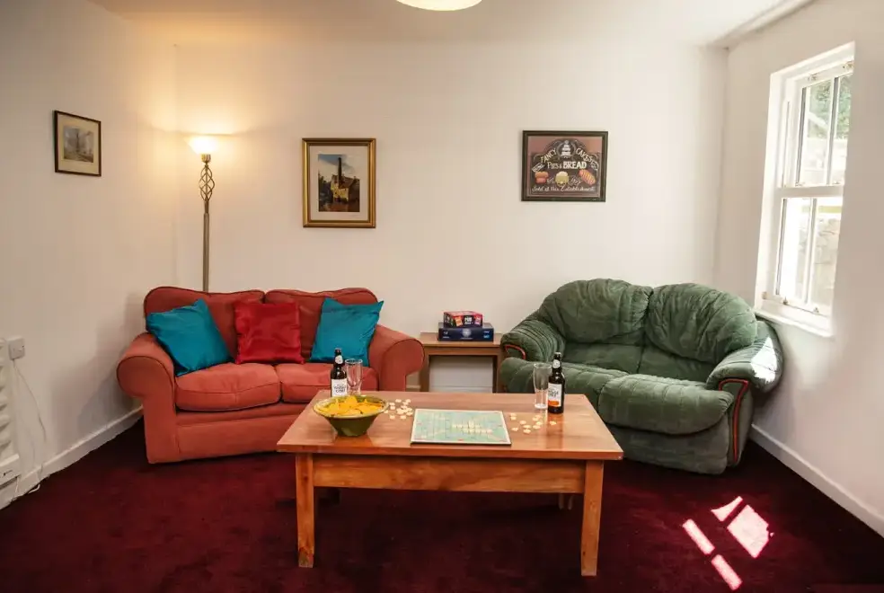 Lounge at River Wye Lodge