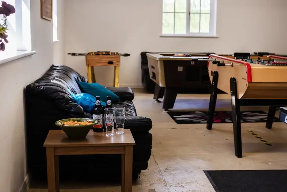 Games Room at River Wye Lodge