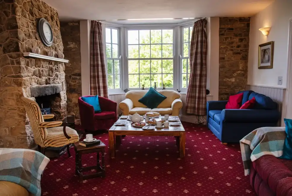 Lounge at River Wye Lodge