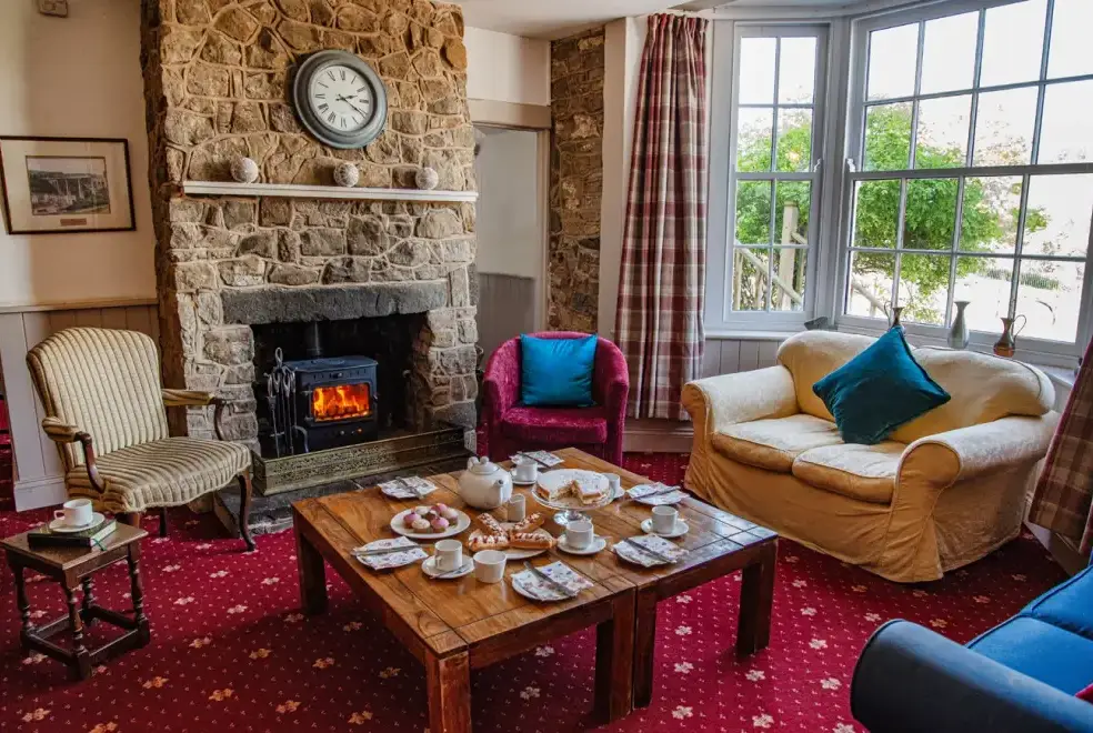 Lounge at River Wye Lodge