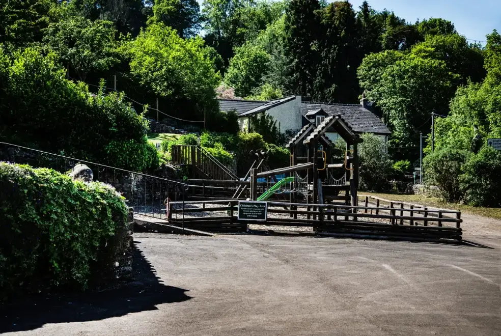 Children’s play area at River Wye Lodge