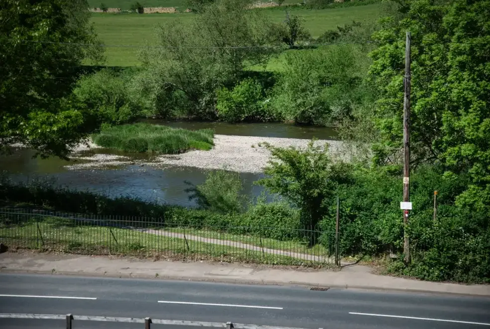 Countryside views at River Wye Lodge