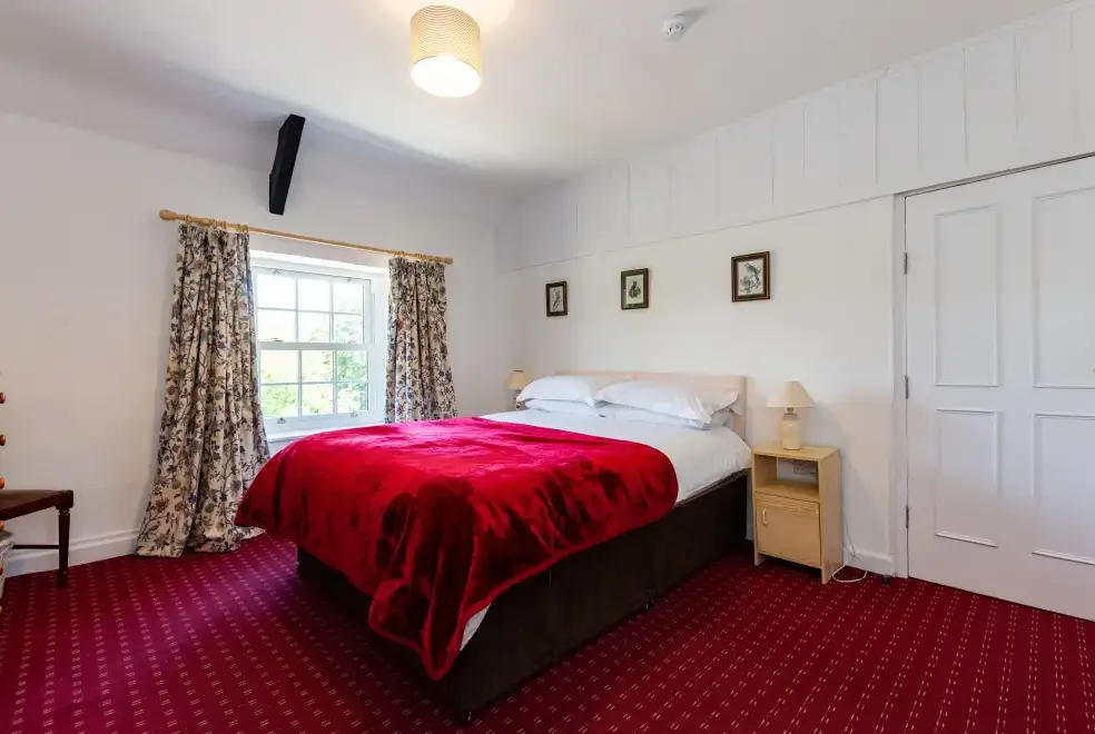 Bedroom at River Wye Lodge