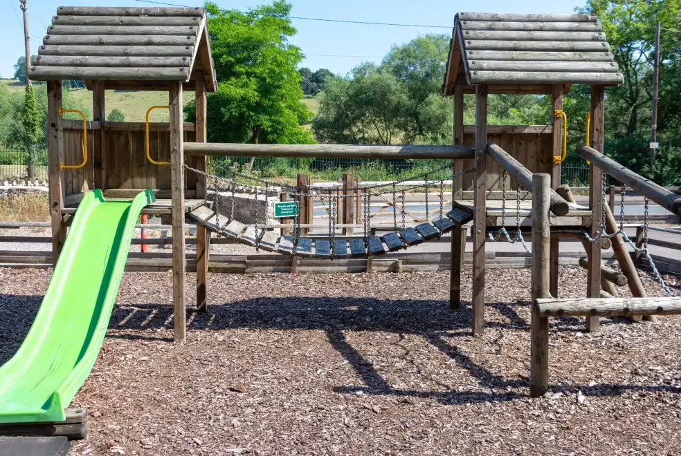 Children’s play area at River Wye Lodge