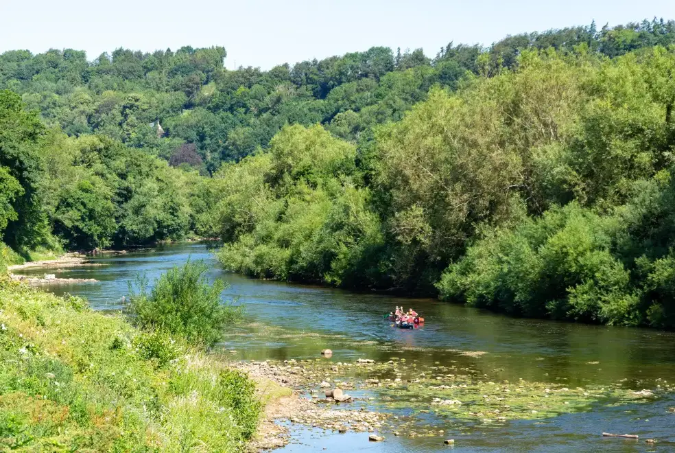 Countryside views at River Wye Lodge