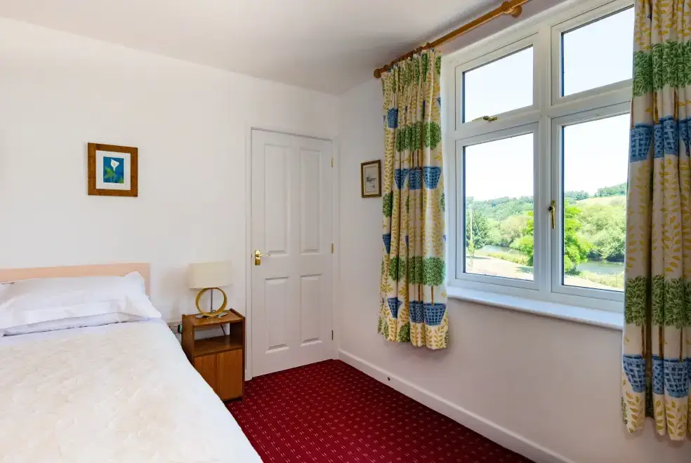 Bedroom at River Wye Lodge