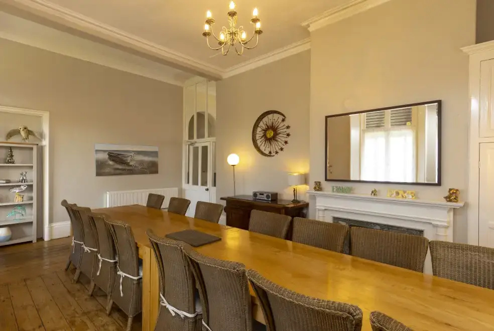Dining room at Roa Island House
