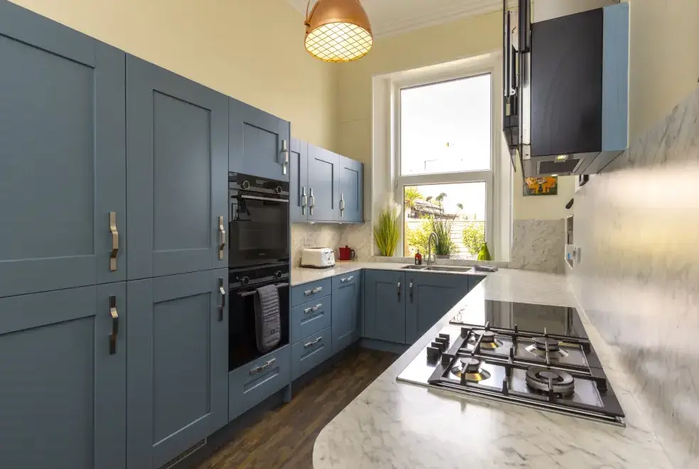 Well equipped kitchen at Roa Island House