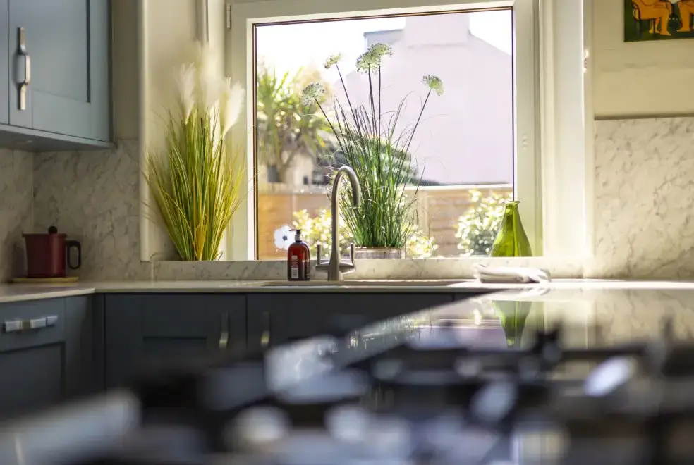 Luxury kitchen at Roa Island House