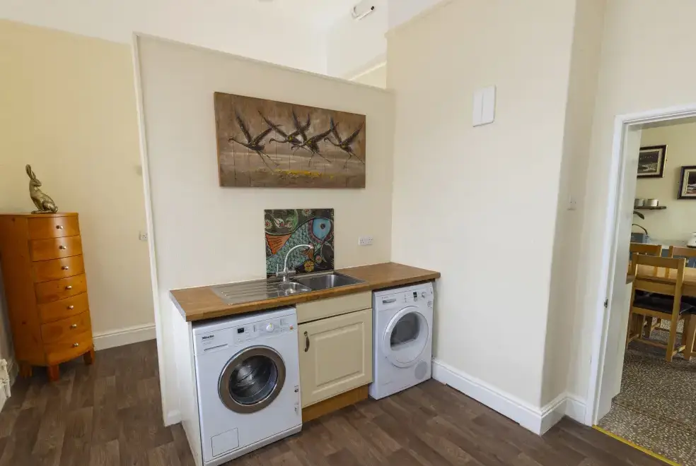 Utility room at Roa Island House