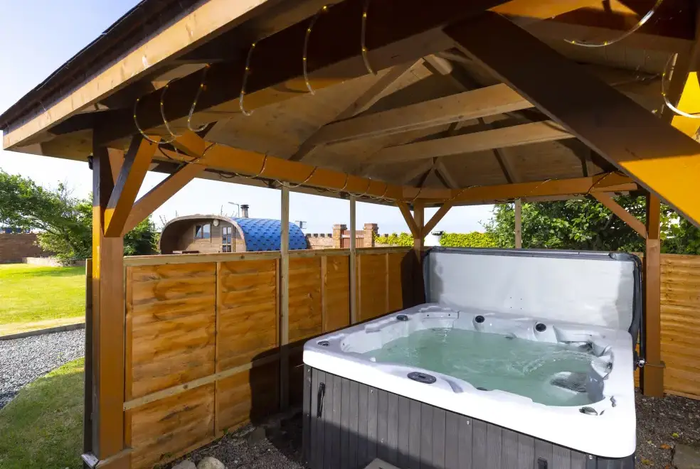 Private Hot Tub at Roa Island House