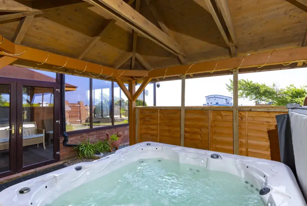 Private Hot Tub at Roa Island House